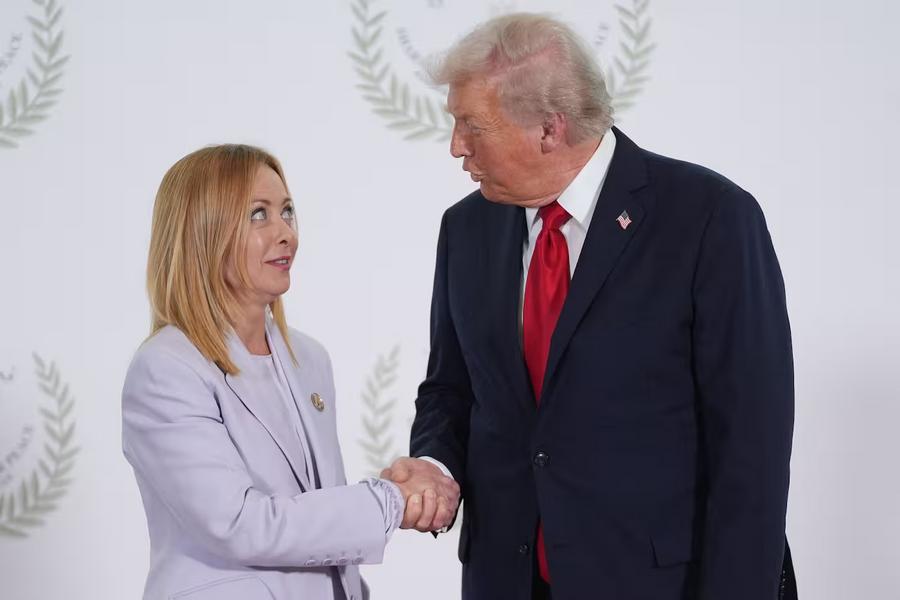 OTAN : Donald Trump tente d'apaiser ses tensions avec Giorgia Meloni avant le sommet