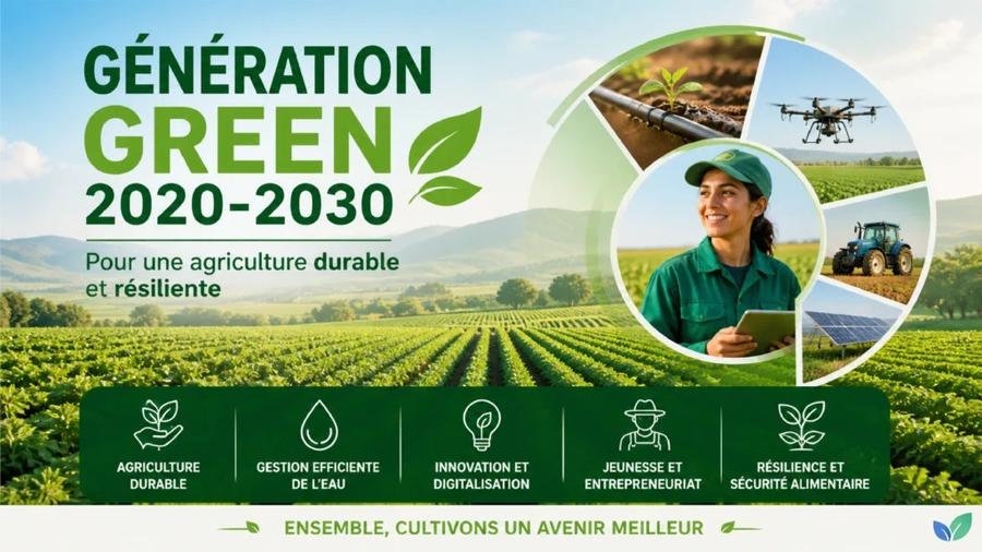 Génération Green 2020-2030 : le Maroc évalue les avancées de sa stratégie agricole à mi-parcours