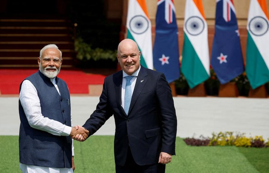 India y Nueva Zelanda elevan sus relaciones a asociación estratégica durante la visita de Modi a Auckland