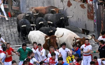 San Fermín festival in Spain records 57 injuries during traditional bull runs