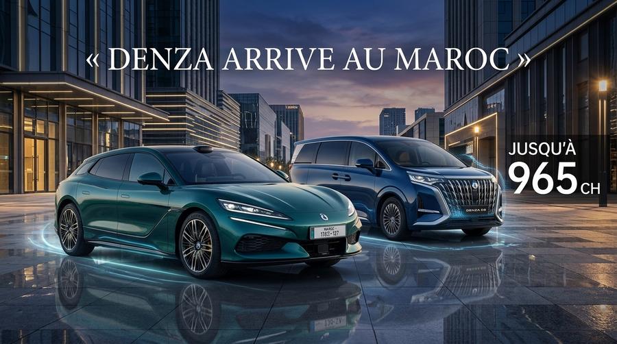 Marché automobile marocain : Denza débarque avec deux véhicules électrifiés haut de gamme