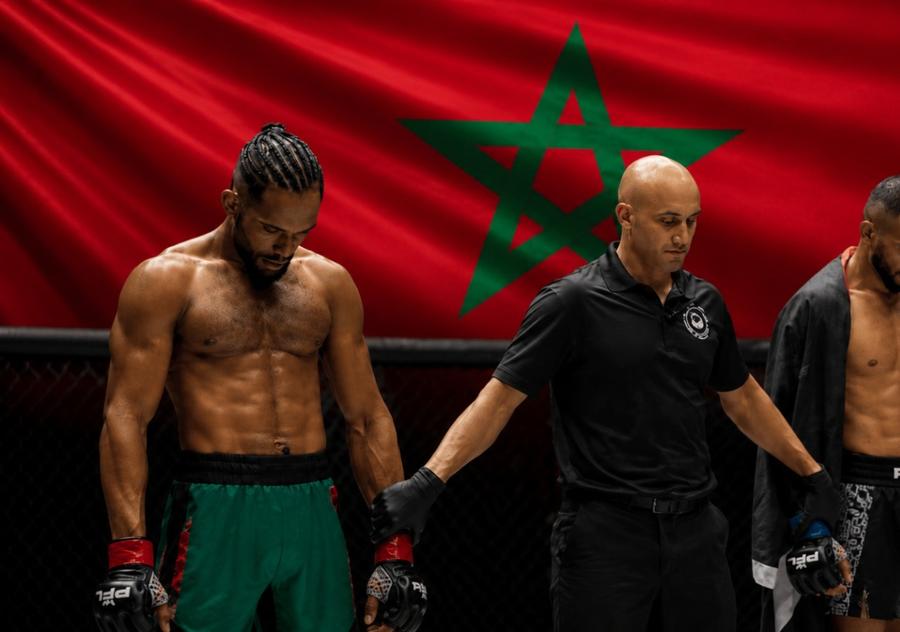 البطل المغربي بدر الدين دياني يتأهل إلى نصف نهائي بطولة PFL MENA
