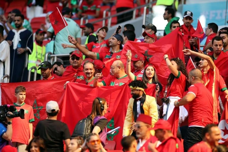 68 ألفًا و777 متفرجًا تابعوا تأهل المغرب إلى ربع نهائي كأس العالم