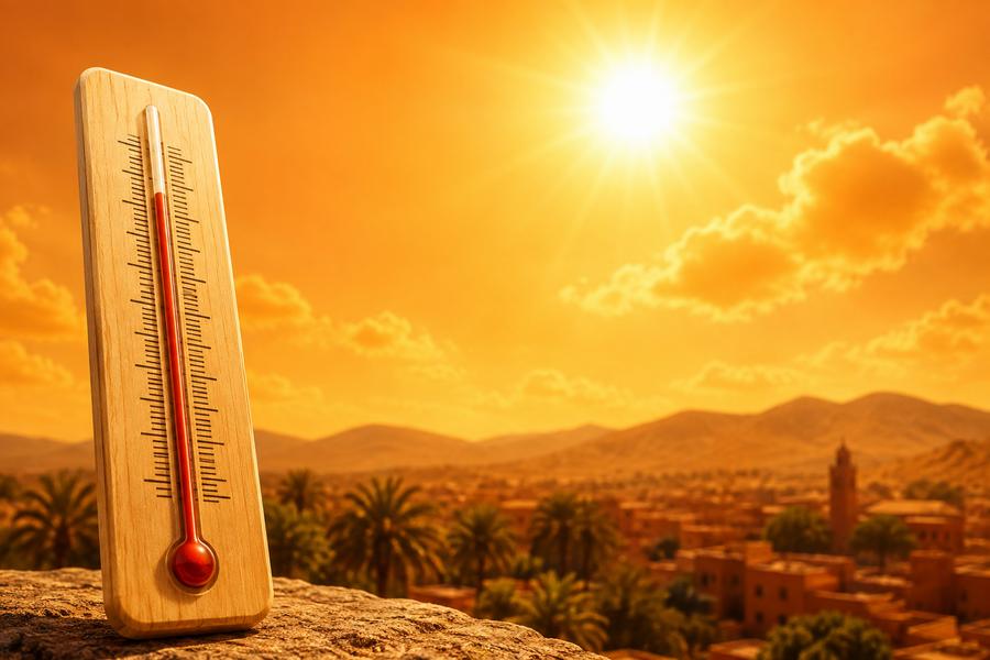 Canicule au Maroc : la DGM place plusieurs provinces en vigilance orange jusqu’à jeudi