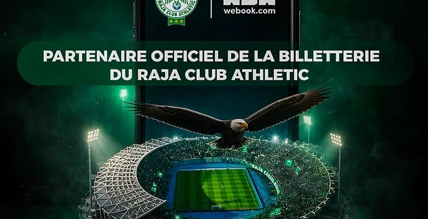 Billetterie digitale : Raja S.A. s’allie à webook.com pour les trois prochaines saisons