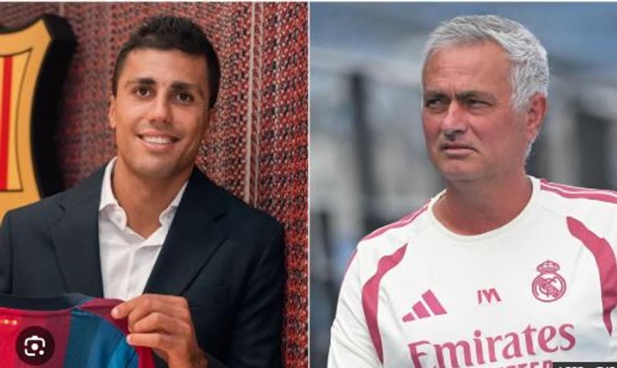 مورينيو يكشف كواليس انتقال رودري إلى برشلونة