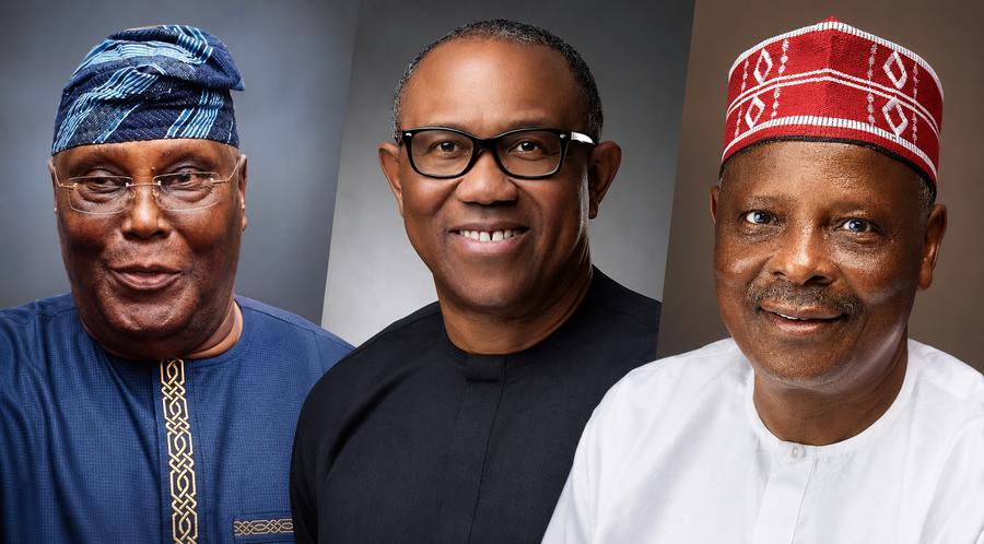 Présidentielle au Nigeria : Tinubu, Atiku et Obi se retrouvent pour 2027