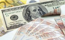 The dirham appreciates against the dollar but declines against the euro