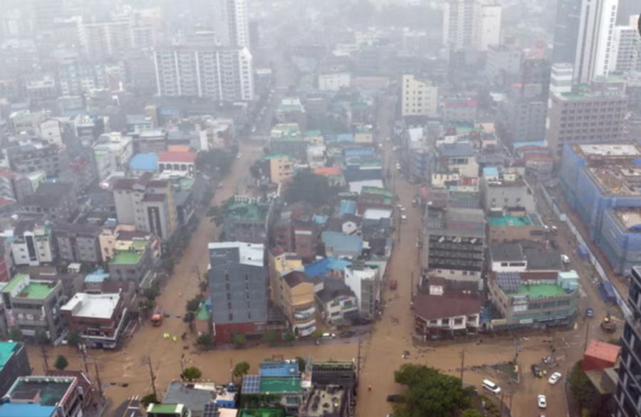 South Korea reports more than 2,500 damage cases as heavy rains trigger mass evacuations