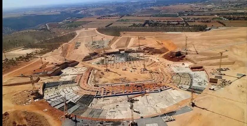 تقدم أشغال محطة قطار ملعب الحسن الثاني