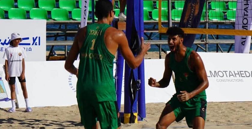 المغرب والجزائر في مواجهة حاسمة على لقب بطولة إفريقيا للكرة الطائرة الشاطئية