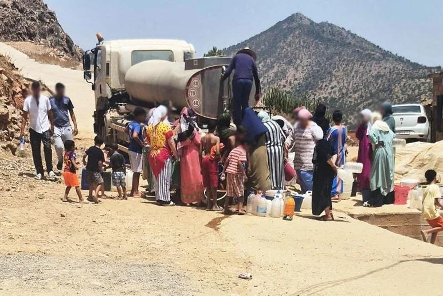 مولاي بوعزة..أربعة أسابيع من اضطراب التزويد بالماء الشروب