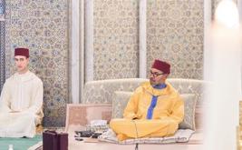 أمير المؤمنين يترأس بالقصر الملكي بالرباط حفلا دينيا إحياء لليلة المولد النبوي الشريف