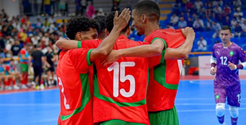 Futsal : le Maroc domine l’Arabie saoudite en amical avant le Mondial