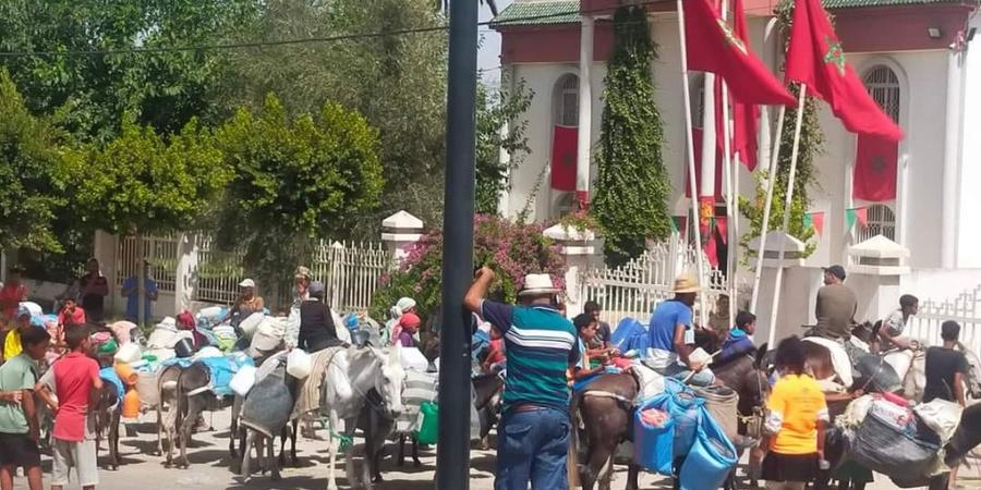 العطش يخرج دواوير تنغير للاحتجاج