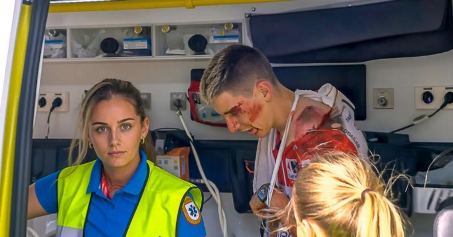 Cycling: Tadej Pogacar Updates Fans After Serious Crash in the Vuelta