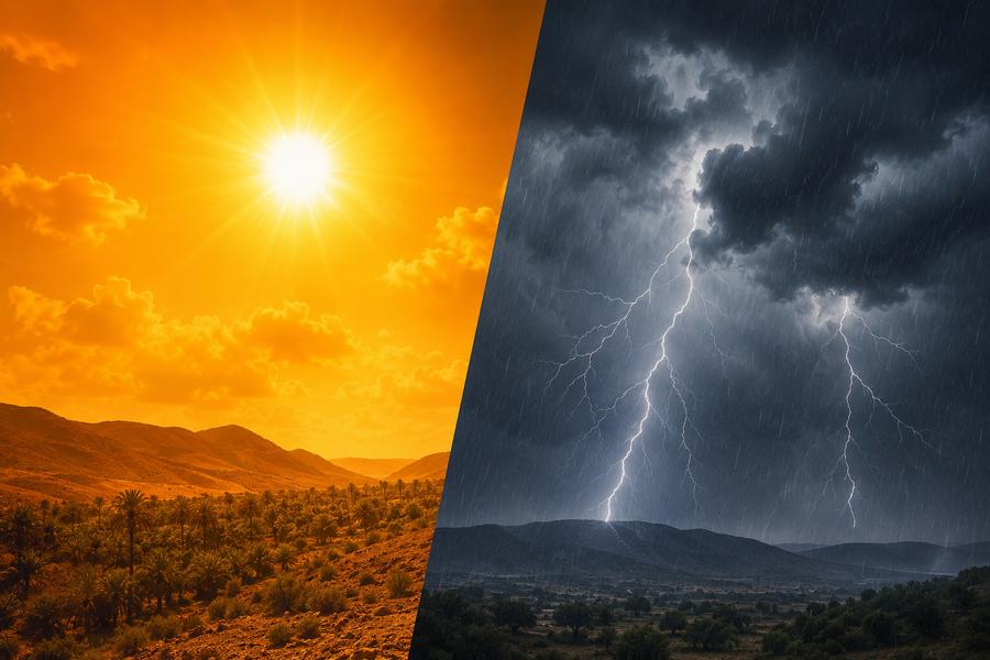 Vague de chaleur et orages : plusieurs provinces du Maroc placées en vigilance orange