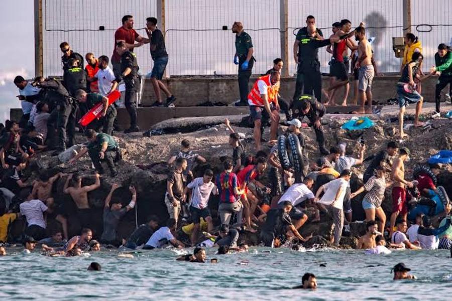 مفقودون جدد في موجة العبور الجماعي إلى سبتة