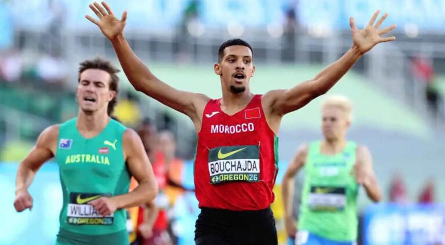 WK Junior Atletiek: Marokkaanse Imad Bouchajda wint goud op 800 meter