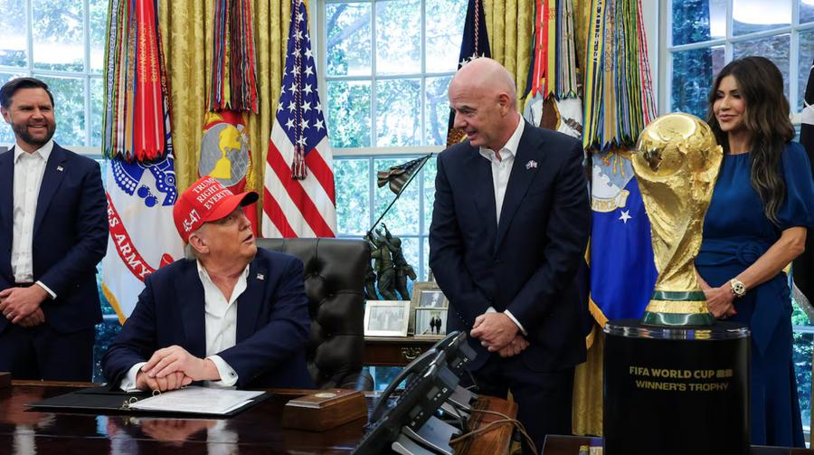 Fifa : Trump apporte son soutien à Infantino face à la contestation des confédérations