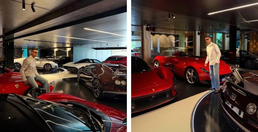 Cristiano Ronaldo : un garage de luxe évalué à plusieurs millions