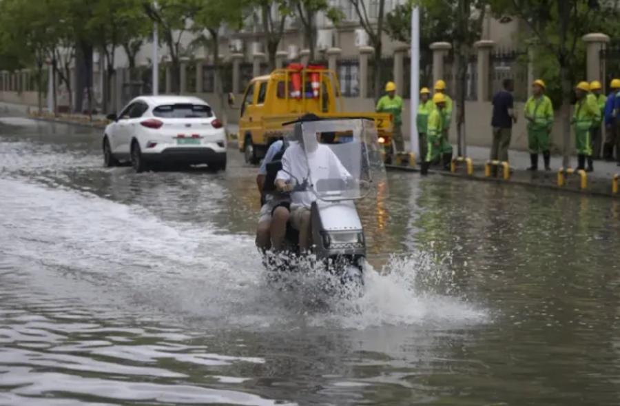 China evacuates thousands as Typhoon Dolphin brings heavy rain and flood risks