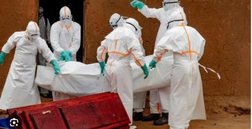 Ebola ⵍⴰ ⵜⴻⵜⵜⵃⴰⵣ Tagduda Tagdudant ⵏ Kungu, ⵢⴻⵔⵏⴰ ⵢⴰⵍ ⵙⵙⴰⵄⴰ ⵍⴰ ⵜⴻⵜⵜⵎⴻⵜⵜⴰⵜ ⵙⵏⴰⵜ ⵏ ⵜⵎⴻⴷⴷⵓⵔⵉⵏ.