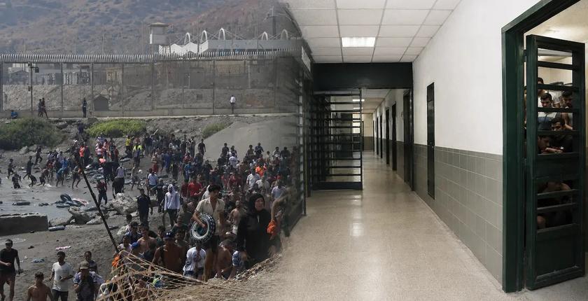 Sebta : la hausse des arrivées irrégulières met la prison sous pression