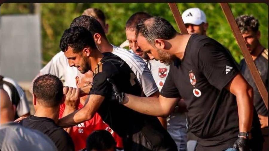 الأهلي المصري يعلن إصابة يوسف بلعمرى بقطع في الرباط الصليبي