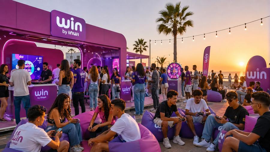 من الجديدة إلى طنجة.. قافلة "win by inwi" تقرب التجربة الرقمية من الشباب