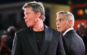 Brad Pitt taquine George Clooney à la Mostra de Venise