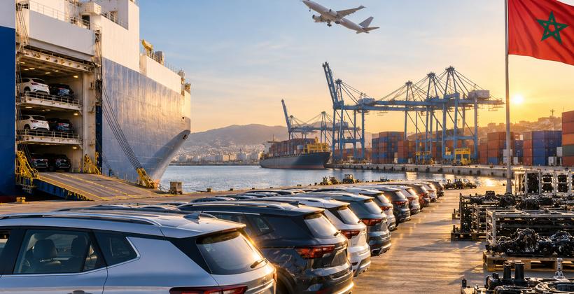 Automobile : les exportations marocaines atteignent 107,14 milliards de dirhams à fin juillet 2026