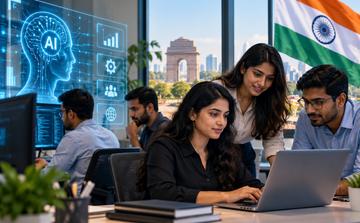 Inde : 32 % des utilisateurs d’IA sont déjà des professionnels à la pointe
