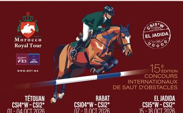 Morocco Royal Tour 2026 : El Jadida passe au CSI5*W pour une finale historique