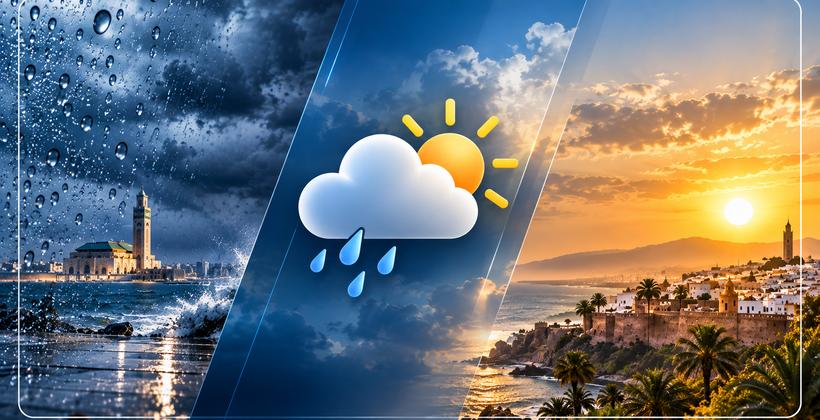 Alerte météo : pluies orageuses, chaleur et vents jusqu’à 85 km/h au Maroc