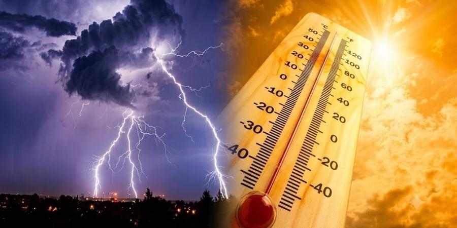 نشرة إنذارية.. موجة حر وزخات رعدية مرتقبة بهذه المناطق