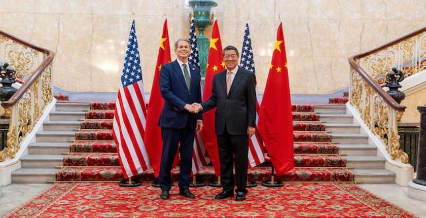 États-Unis-Chine : Bessent et He Lifeng ouvrent des discussions sur l’IA, le commerce et les minerais stratégiques