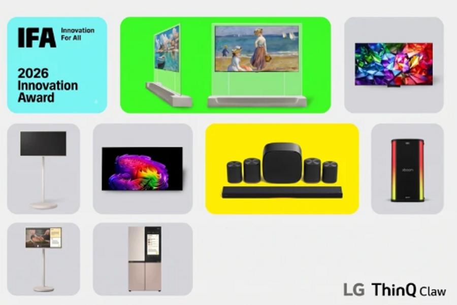 LG yenilikleri IFA 2026'da birçok ödül aldı