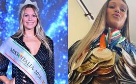 Nadadora artística italiana es coronada Miss Italia 2026 tras ganar más de 100 medallas