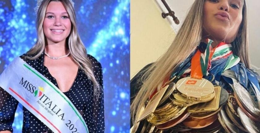 Nadadora artística italiana é coroada Miss Itália 2026 após conquistar mais de 100 medalhas