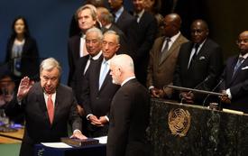 Guterres staat voor zijn laatste Algemene Vergadering van de VN terwijl de zoektocht naar zijn opvolger intensifieert