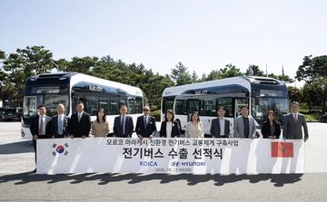 Marrakech : Hyundai dévoile les premiers bus électriques destinés au transport urbain