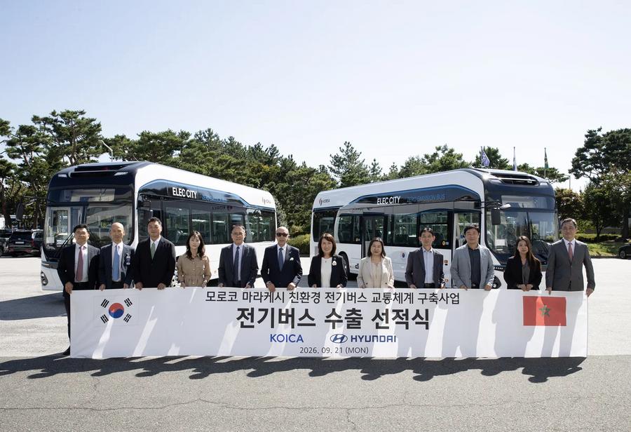 Marrakech to receive 15 Hyundai electric buses from South Korea
