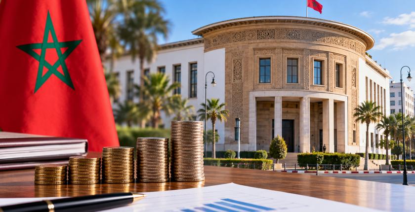 Bank Al-Maghrib maintient le taux directeur à 2,25% face aux incertitudes économiques