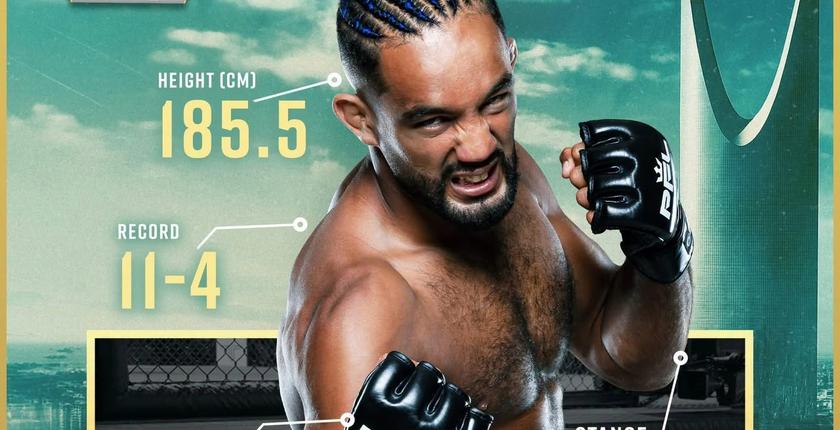 Badreddine Diani vise la finale de la PFL MENA le 2 octobre à Riyad