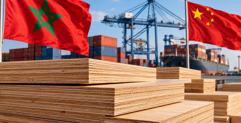 Maroc : le droit antidumping sur le contreplaqué chinois maintenu à 76 %