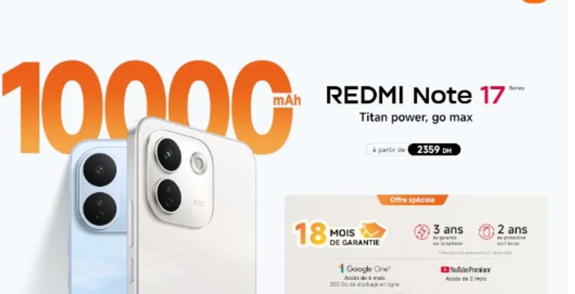 Xiaomi brings the Redmi Note 17 series to the Moroccan market