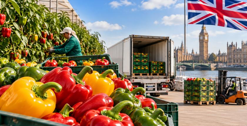Poivrons marocains : les exportations vers le Royaume-Uni poursuivent leur progression