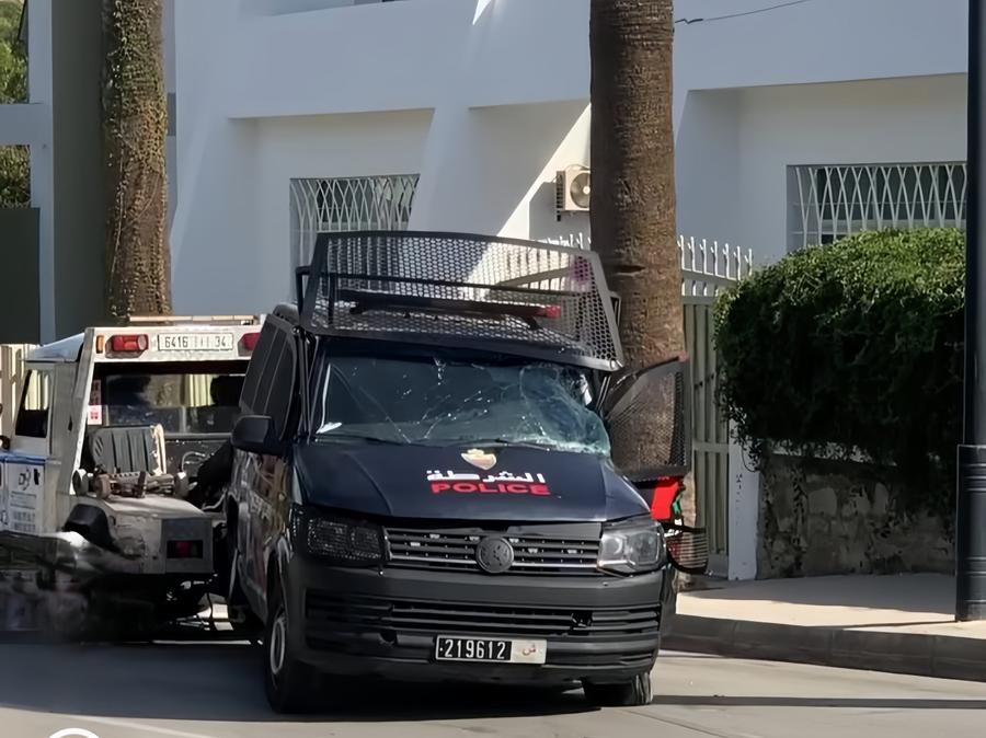 إصابة 7 عناصر من الأمن الوطني في حادث سير بطنجة