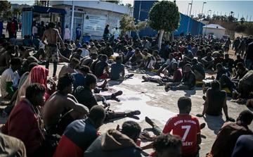 A migração irregular para Melilla aumenta drasticamente em 2026